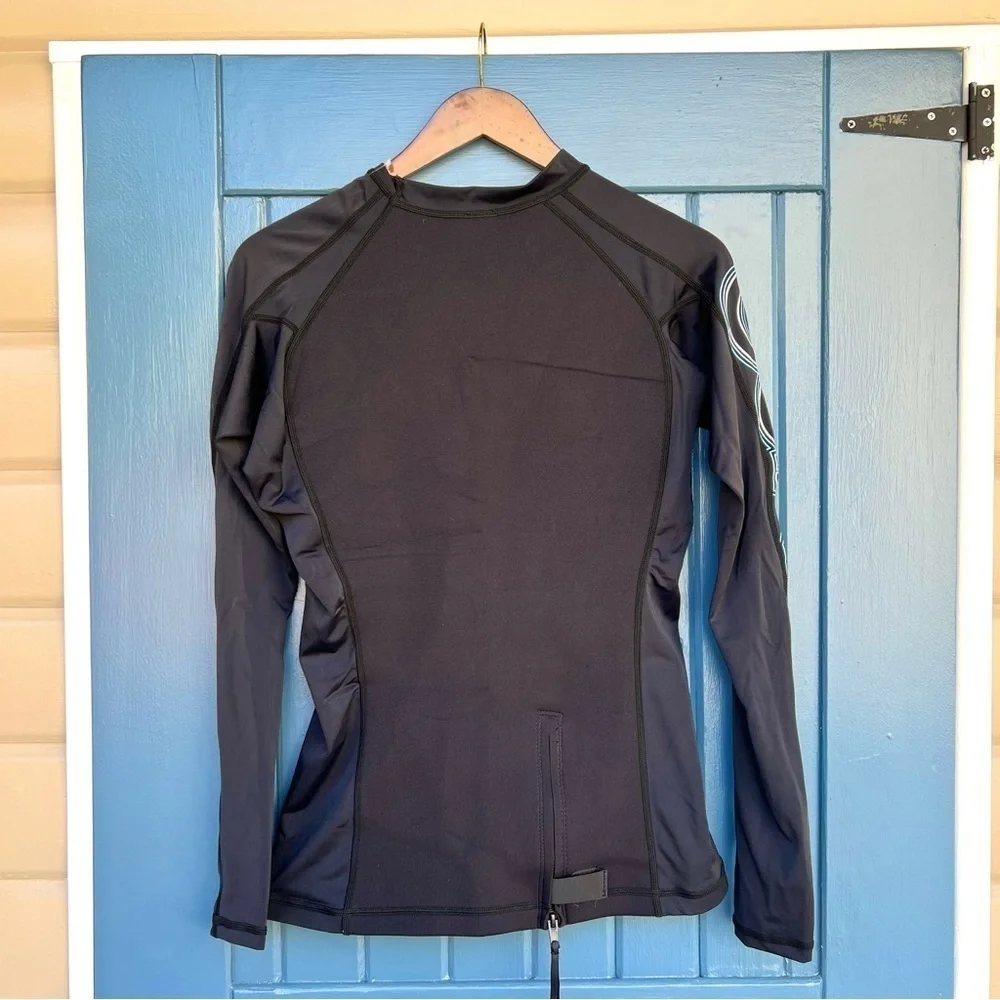 Dakine RashGuard  Black Long Sleeve UPF 50 Women XL